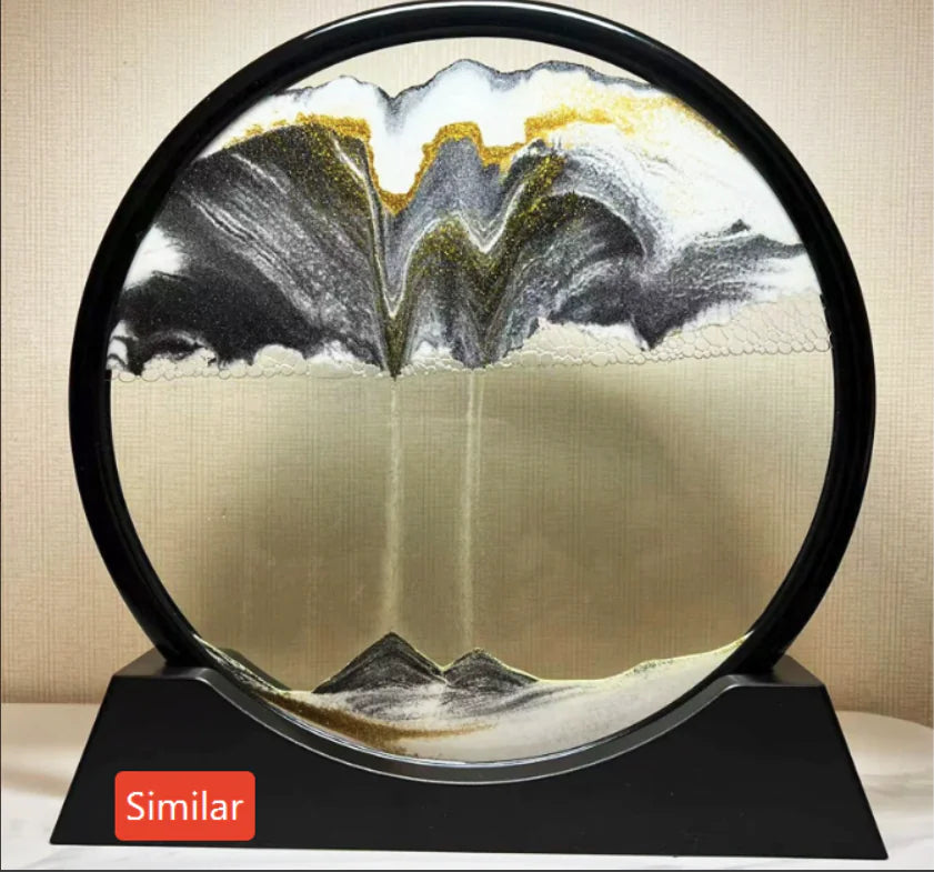 3D Moving Sand Art for Home or Office Decor
